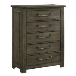 Memphis 5-Drawer Chest in Grey by Picket House Furnishings