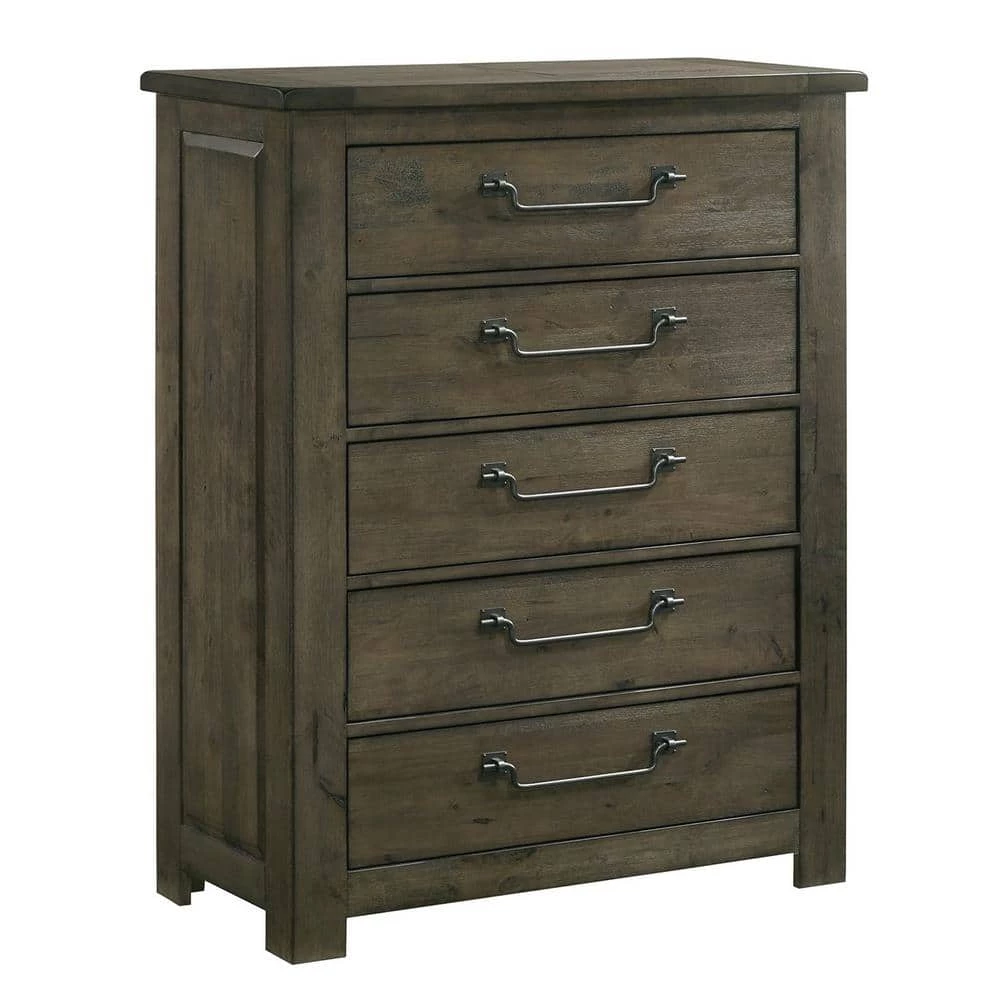 Memphis 5-Drawer Chest in Grey by Picket House Furnishings 1 Memphis 5-Drawer Chest in Grey by Picket House Furnishings