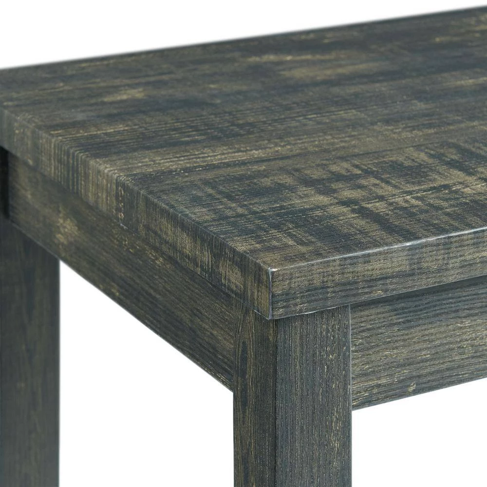 Mella 48 in. Rectangle Grey MDF Computer Desk and Chair Set by Picket House Furnishings 4 Mella 48 in. Rectangle Grey MDF Computer Desk and Chair Set by Picket House Furnishings - Image 4