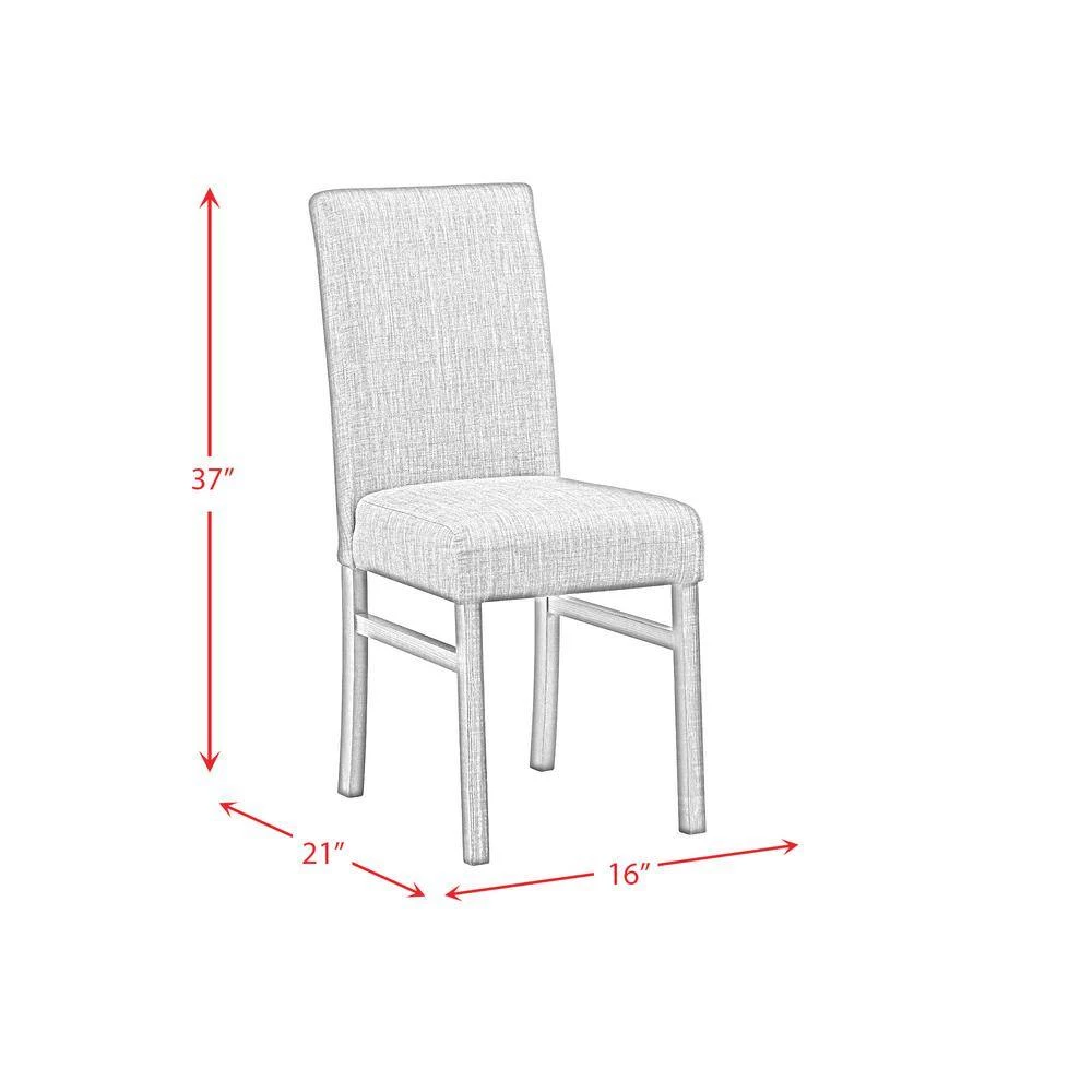 Mella 48 in. Rectangle Grey MDF Computer Desk and Chair Set by Picket House Furnishings 8 Mella 48 in. Rectangle Grey MDF Computer Desk and Chair Set by Picket House Furnishings - Image 8