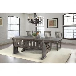 Stanford Pew Bench by Picket House Furnishings -Picket House Furnishings Sales Store grey picket house furnishings dining benches dst300pw 1f 1000