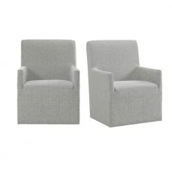 Cade Upholstered Arm Chair Set by Picket House Furnishings 7 Cade Upholstered Arm Chair Set by Picket House Furnishings -Picket House Furnishings Sales Store grey picket house furnishings dining chairs cno300ac 77 1000