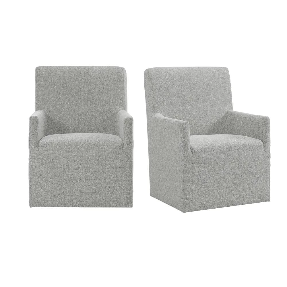 Cade Upholstered Arm Chair Set by Picket House Furnishings 3 Cade Upholstered Arm Chair Set by Picket House Furnishings - Image 3