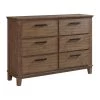 Grey Jaxon 6-Drawer Dresser by Picket House Furnishings