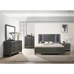 Black Faris 6-Drawer Dresser by Picket House Furnishings -Picket House Furnishings Sales Store grey picket house furnishings dressers mn600dr 31 1000