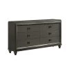 Black Faris 6-Drawer Dresser by Picket House Furnishings