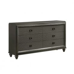 Black Faris 6-Drawer Dresser by Picket House Furnishings