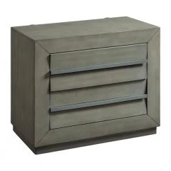 Cosmo 24 in. H x 28 in. W x 16 in. D Nightstand With USB in Grey by Picket House Furnishings