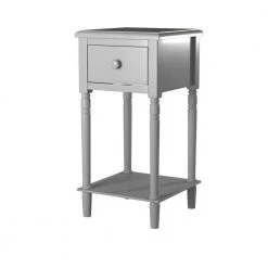 Nova 28 in. H x 14 in. W x 15 in.D Nightstand With USB in Grey by Picket House Furnishings -Picket House Furnishings Sales Store grey picket house furnishings nightstands ctmo350ns 40 1000