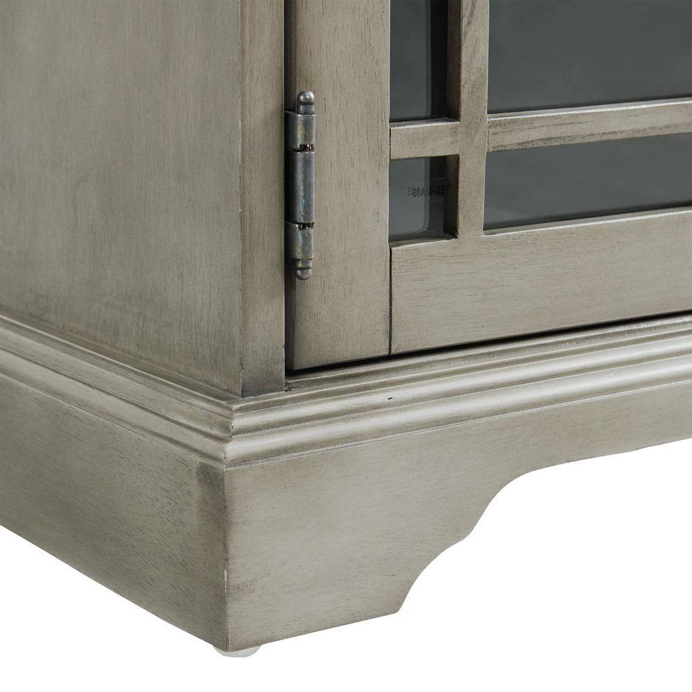 Kian 27 in. H x 18 in. W x 20 in. D Side Table in Grey by Picket House Furnishings 7 Kian 27 in. H x 18 in. W x 20 in. D Side Table in Grey by Picket House Furnishings - Image 7