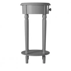 Neo 28 in. H x 14 in. W x 14 in. D Side Table in Grey by Picket House Furnishings -Picket House Furnishings Sales Store grey picket house furnishings nightstands ctnc300ns 4f 1000