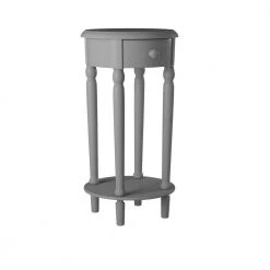 Neo 28 in. H x 14 in. W x 14 in. D Side Table in Grey by Picket House Furnishings