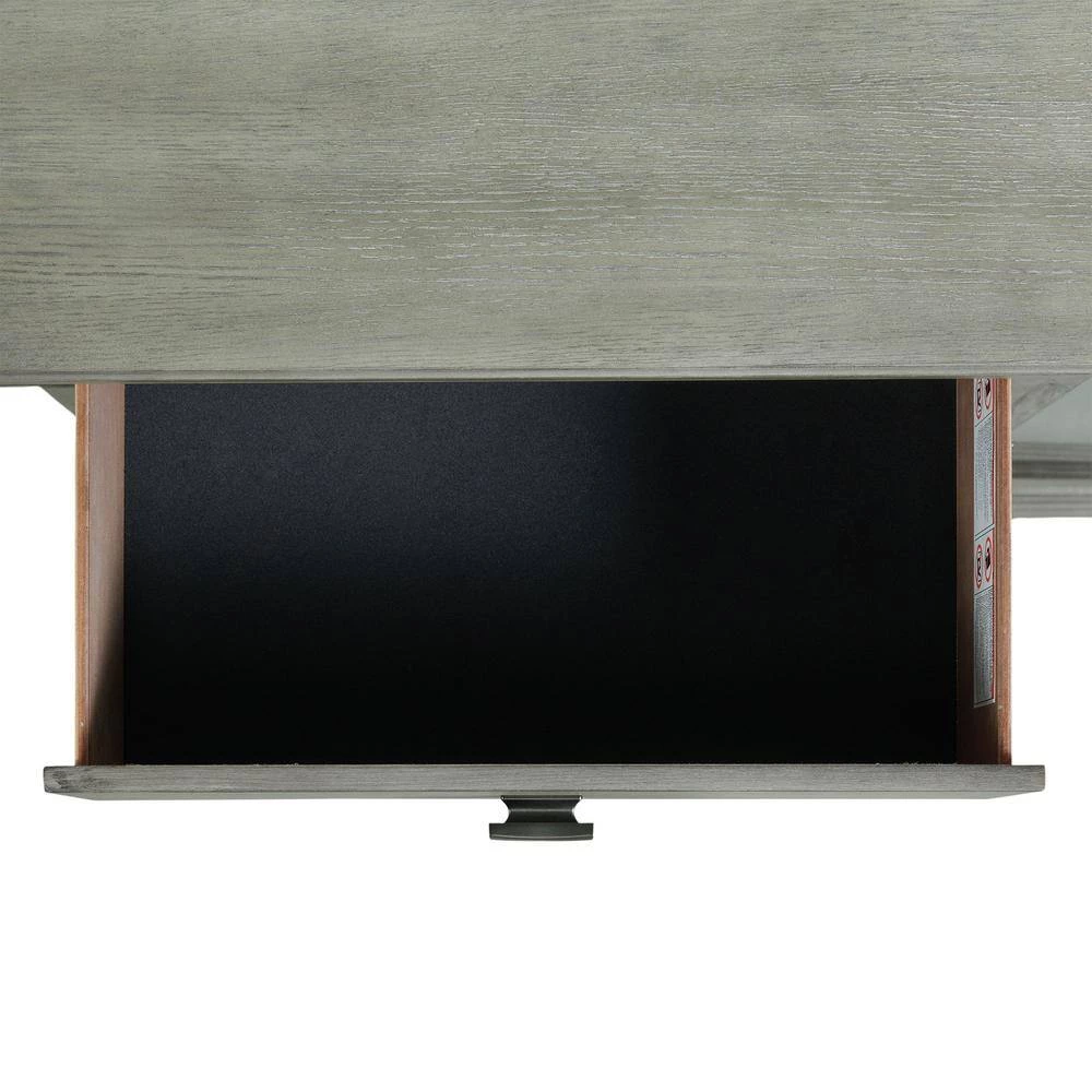 Clovis 28 in. H x 30 in. W x 17 in. D 3- Drawer Nightstand With USB by Picket House Furnishings 5 Clovis 28 in. H x 30 in. W x 17 in. D 3- Drawer Nightstand With USB by Picket House Furnishings - Image 5