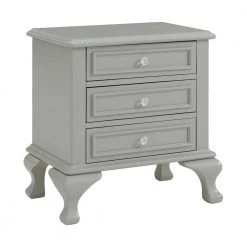 Jenna 26 in. H x 24 in. W x 16 in. D Nightstand in Grey by Picket House Furnishings