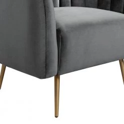 Gun Metal Lucia Arm Chair by Picket House Furnishings -Picket House Furnishings Sales Store gun metal picket house furnishings accent chairs u 17120 1819 100e fa 1000