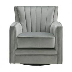 Lawson Gun Metal Swivel Chair by Picket House Furnishings -Picket House Furnishings Sales Store gun metal picket house furnishings accent chairs uln1819102swe c3 1000