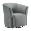Gun Metal Cason Swivel Chair by Picket House Furnishings