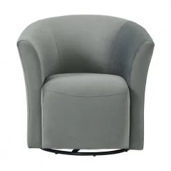 Gun Metal Cason Swivel Chair by Picket House Furnishings -Picket House Furnishings Sales Store gun metal picket house furnishings accent chairs urt288100swe c3 1000