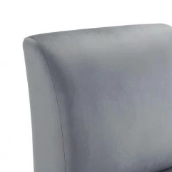 Elizabeth Armless Slipper Chair in Gun Metal by Picket House Furnishings -Picket House Furnishings Sales Store gun metal picket house furnishings accent chairs usc288100e 1f 1000