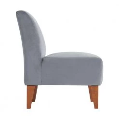 Elizabeth Armless Slipper Chair in Gun Metal by Picket House Furnishings -Picket House Furnishings Sales Store gun metal picket house furnishings accent chairs usc288100e 4f 1000