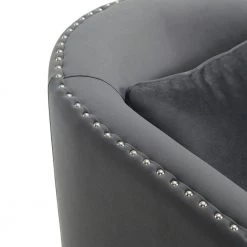 Gun Metal Zola Swivel Chair by Picket House Furnishings -Picket House Furnishings Sales Store gun metal picket house furnishings accent chairs ust1819102swe 76 1000