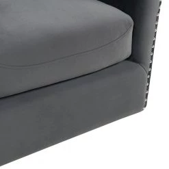 Gun Metal Zola Swivel Chair by Picket House Furnishings -Picket House Furnishings Sales Store gun metal picket house furnishings accent chairs ust1819102swe fa 1000