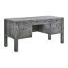 Lenox 66 in. Rectangle Grey Pine 5 Drawer Computer Desk by Picket House Furnishings