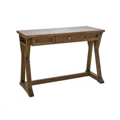 Brees 48 in. Rectangle Latte Pine 1 Drawer Computer Desk by Picket House Furnishings