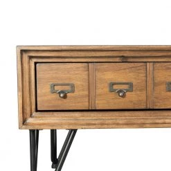 Tanner 54 in. Light Walnut Standard Rectangle Wood Console Table with Drawers by Picket House Furnishings -Picket House Furnishings Sales Store light walnut picket house furnishings console tables tbn100ste 4f 1000