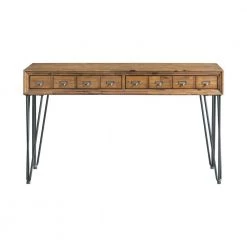 Tanner 54 in. Light Walnut Standard Rectangle Wood Console Table with Drawers by Picket House Furnishings -Picket House Furnishings Sales Store light walnut picket house furnishings console tables tbn100ste c3 1000