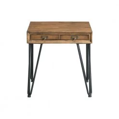 Tanner Light Walnut Transitional End Table by Picket House Furnishings -Picket House Furnishings Sales Store light walnut picket house furnishings end side tables tbn100ette c3 1000