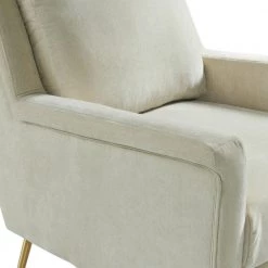 Lincoln Arm Chair in Linen by Picket House Furnishings -Picket House Furnishings Sales Store linen picket house furnishings accent chairs ucb1745100e 44 1000