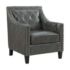 Magnetite Tessa Chair by Picket House Furnishings -Picket House Furnishings Sales Store magnetite picket house furnishings accent chairs utf120100e 40 1000