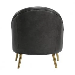 Magnetite Taya Chair with Gold Legs by Picket House Furnishings -Picket House Furnishings Sales Store magnetite picket house furnishings accent chairs uti120100gce 1f 1000
