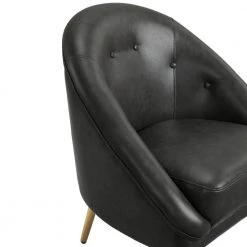 Magnetite Taya Chair with Gold Legs by Picket House Furnishings -Picket House Furnishings Sales Store magnetite picket house furnishings accent chairs uti120100gce 44 1000