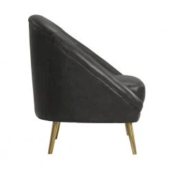 Magnetite Taya Chair with Gold Legs by Picket House Furnishings -Picket House Furnishings Sales Store magnetite picket house furnishings accent chairs uti120100gce 4f 1000