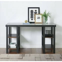 Juno 54 in. Rectangle White Faux Marble Computer Desk by Picket House Furnishings -Picket House Furnishings Sales Store marble picket house furnishings computer desks a 9294 dk 31 1000