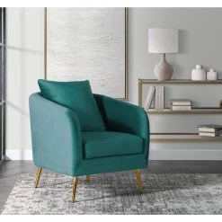 Zuri Accent Arm Chair with Gold Legs in Marine Blue by Picket House Furnishings 23 Zuri Accent Arm Chair with Gold Legs in Marine Blue by Picket House Furnishings -Picket House Furnishings Sales Store marine blue picket house furnishings accent chairs ujs291101mle 31 1000