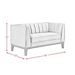 Calabasas 60 in. Light Rose Polyester 2-Seater Loveseat by Picket House Furnishings 14 Calabasas 60 in. Light Rose Polyester 2-Seater Loveseat by Picket House Furnishings -Picket House Furnishings Sales Store marine rose picket house furnishings loveseats uci3682202 76 1000