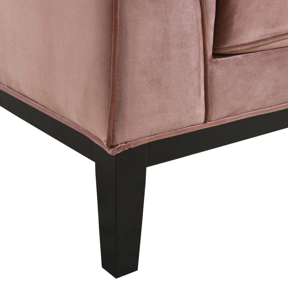 Calabasas 60 in. Light Rose Polyester 2-Seater Loveseat by Picket House Furnishings 6 Calabasas 60 in. Light Rose Polyester 2-Seater Loveseat by Picket House Furnishings - Image 6