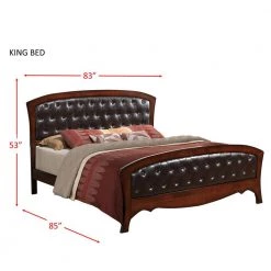 Jansen 4-Piece Medium Espresso King Panel Bedroom Set by Picket House Furnishings -Picket House Furnishings Sales Store medium espresso picket house furnishings bedroom sets jn100kb4pc 44 1000