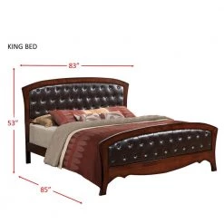 Jansen 6-Piece Medium Espresso King Panel Bedroom Set by Picket House Furnishings -Picket House Furnishings Sales Store medium espresso picket house furnishings bedroom sets jn100kb6pc fa 1000