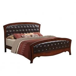 Jansen Medium Espresso King Panel Bed by Picket House Furnishings