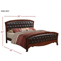 Jansen Medium Espresso King Panel Bed by Picket House Furnishings -Picket House Furnishings Sales Store medium espresso picket house furnishings panel beds jn100kbb c3 1000