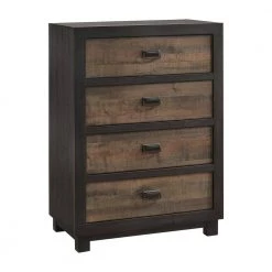 Harrison 4-Drawer Walnut Chest of Drawers by Picket House Furnishings