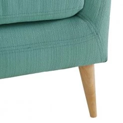 Zoe Accent Arm Chair with Wooden Legs in Green by Picket House Furnishings -Picket House Furnishings Sales Store natural picket house furnishings accent chairs ujs680101wle 1d 1000