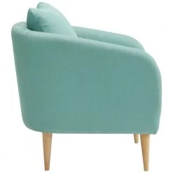 Zoe Accent Arm Chair with Wooden Legs in Green by Picket House Furnishings -Picket House Furnishings Sales Store natural picket house furnishings accent chairs ujs680101wle 4f 1000