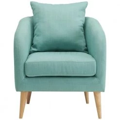 Zoe Accent Arm Chair with Wooden Legs in Green by Picket House Furnishings -Picket House Furnishings Sales Store natural picket house furnishings accent chairs ujs680101wle c3 1000