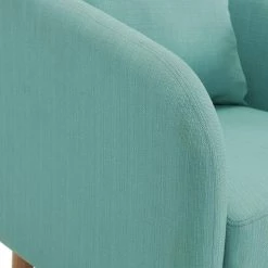 Zoe Accent Arm Chair with Wooden Legs in Green by Picket House Furnishings -Picket House Furnishings Sales Store natural picket house furnishings accent chairs ujs680101wle fa 1000