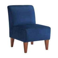 Elizabeth Navy Armless Slipper Chair by Picket House Furnishings -Picket House Furnishings Sales Store navy picket house furnishings accent chairs usc286100e 40 1000